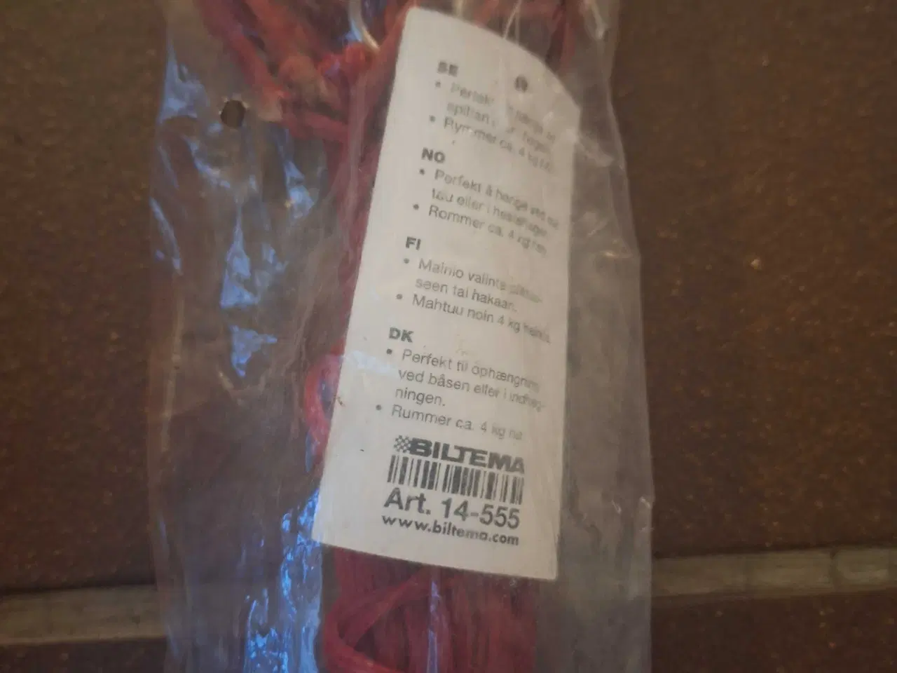 Billede 2 - Røde hø net fra biltema.