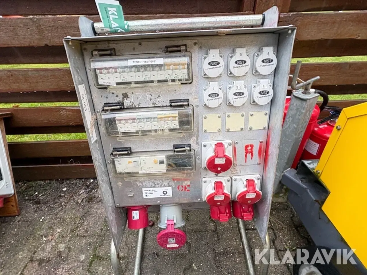 Billede 5 - Byggestrømtavle