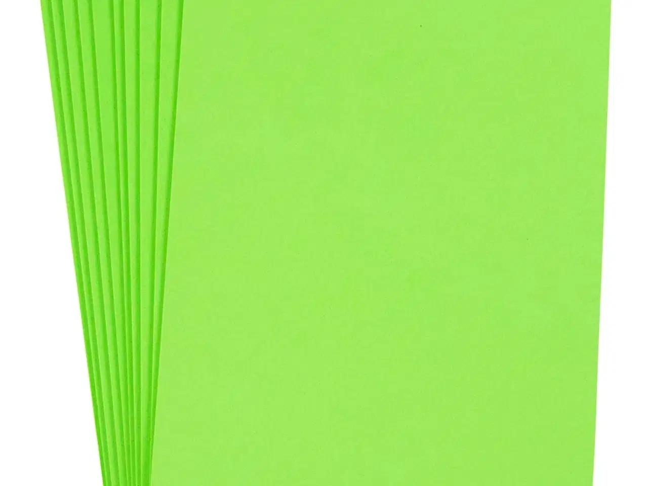 Billede 1 - Mosgummi A4 Lys Grøn - 10 ark, 2 mm tykkelse