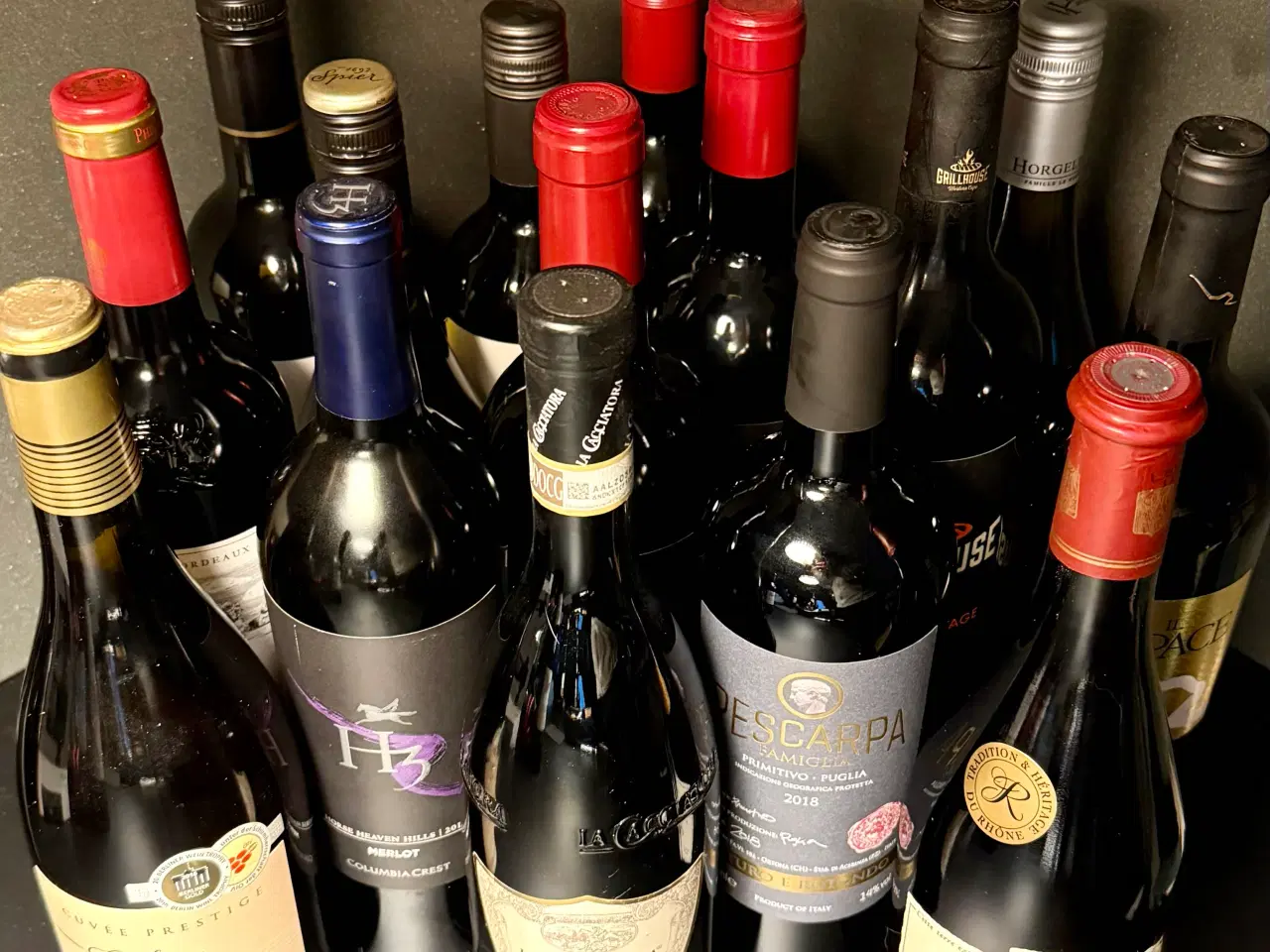 Billede 16 - 15 flasker vin – H3, Barbera d’Asti, Riserva, m.m.