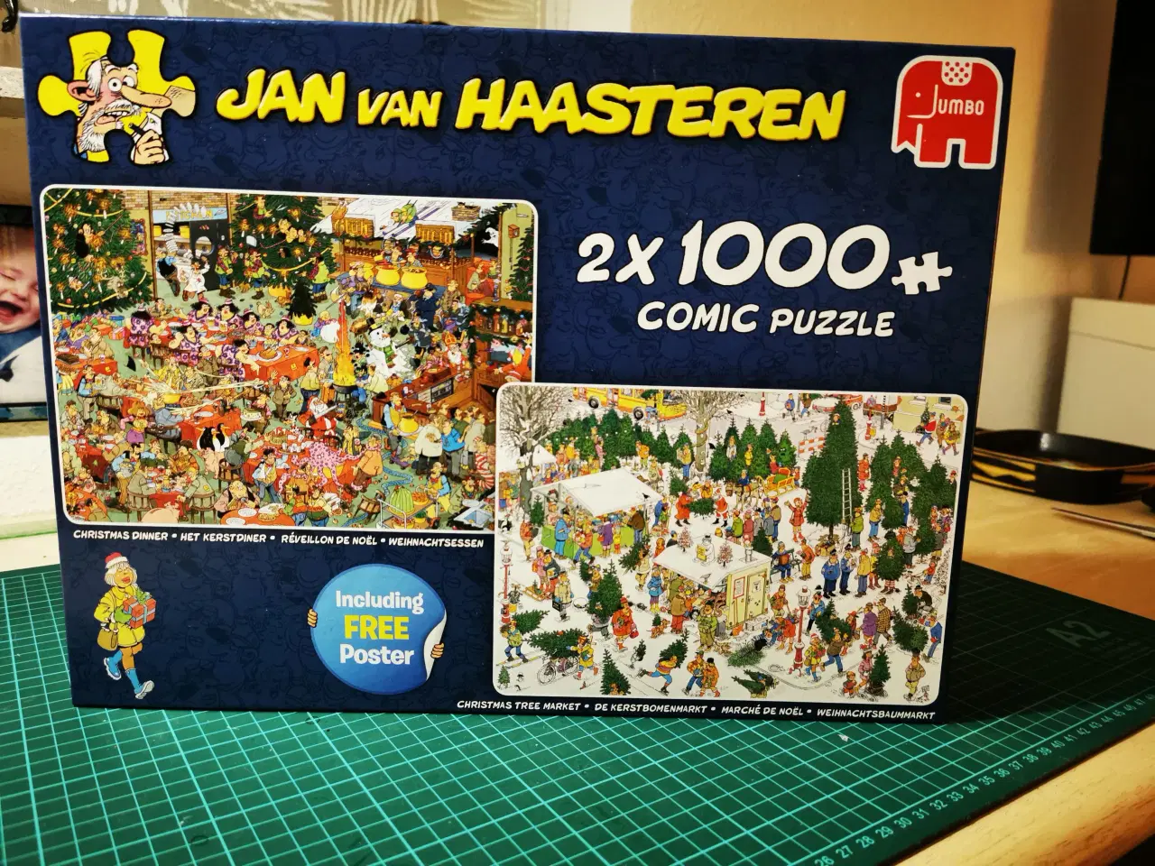 Billede 1 - Puslespil Jan Van Haasteren 2 x 1000 brikker