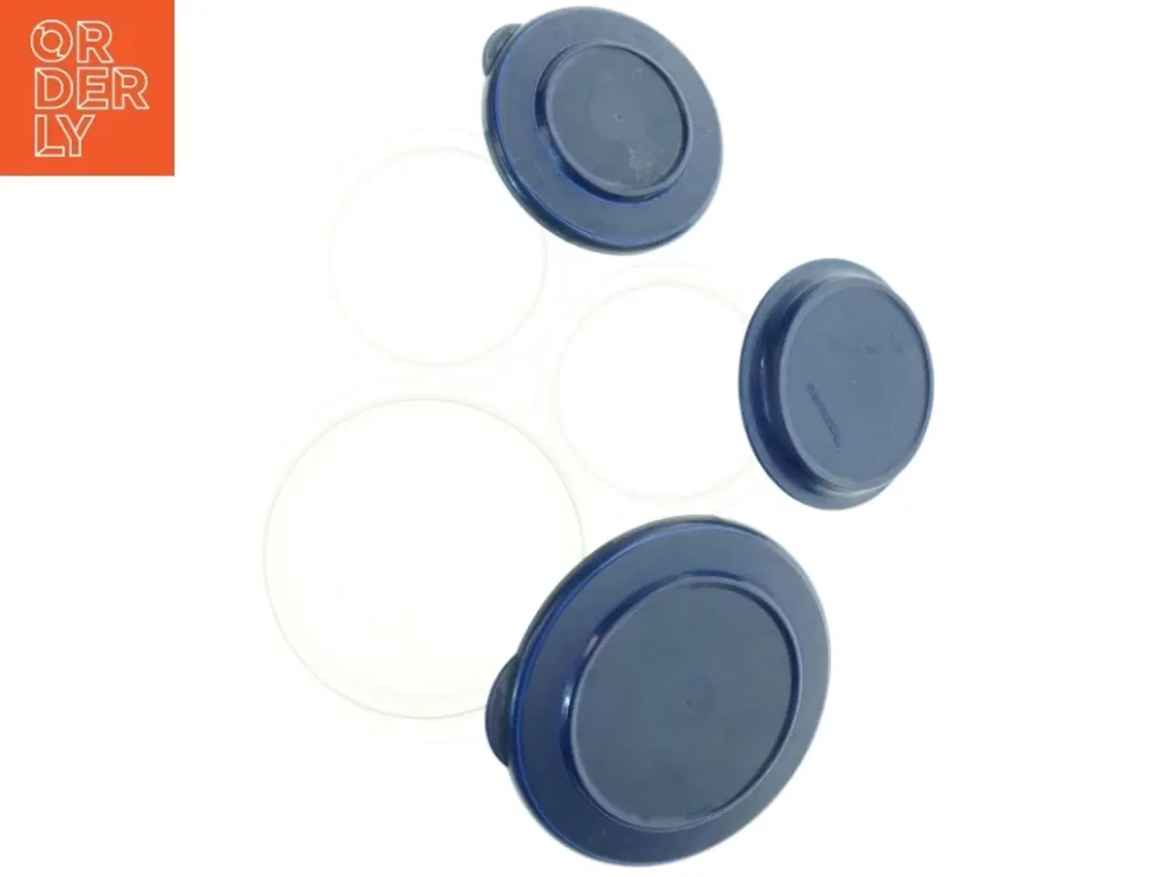 Billede 4 - Beholdere med låg fra Tupperware (str. 10x6 og 14,5x8 cm)
