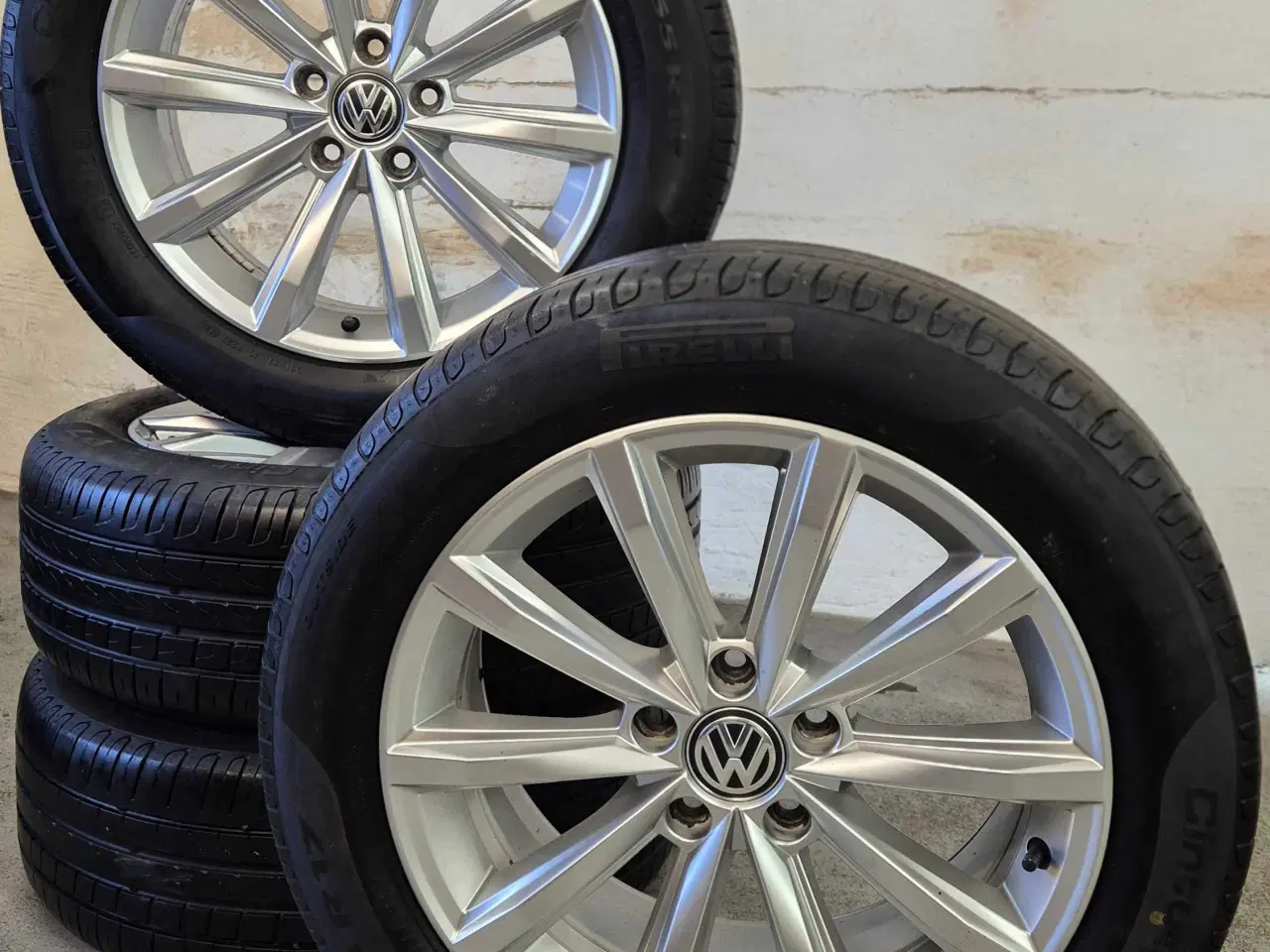 Billede 9 - VW "LONDON" MODEL ORIGINAL ALUFÆLGE MED SOMMERDÆK 