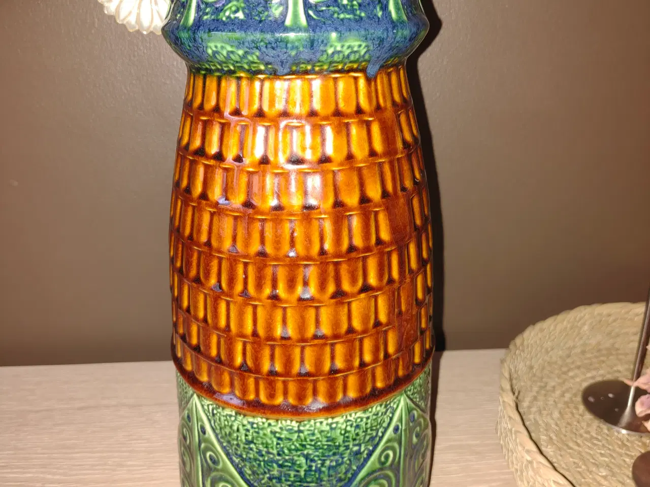 Billede 3 - Stor flot West Germany gulvvase