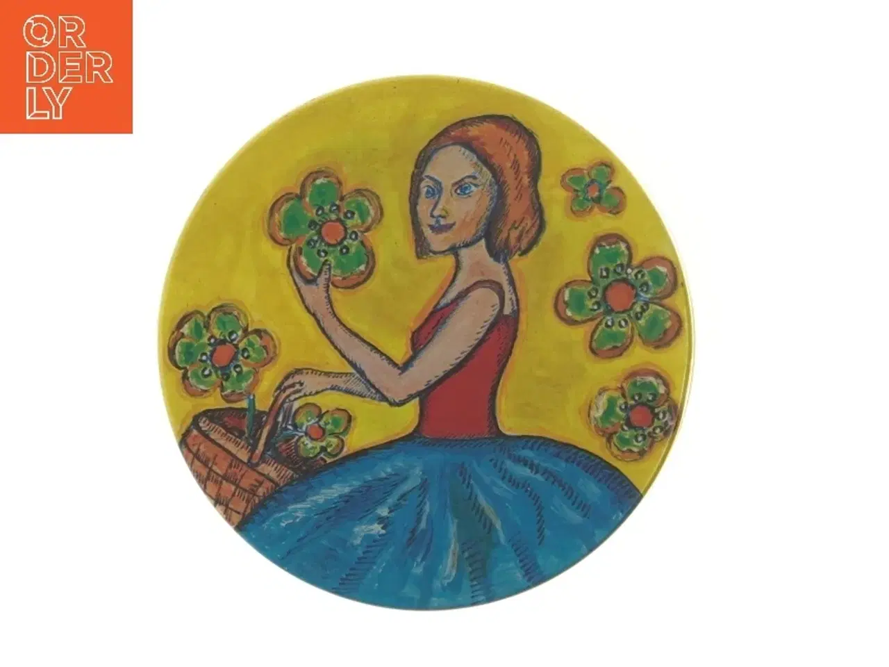 Billede 3 - Dekorativ kunstdåse nr. 18 fra Irma (str. Ø 11 cm længde 15 cm)