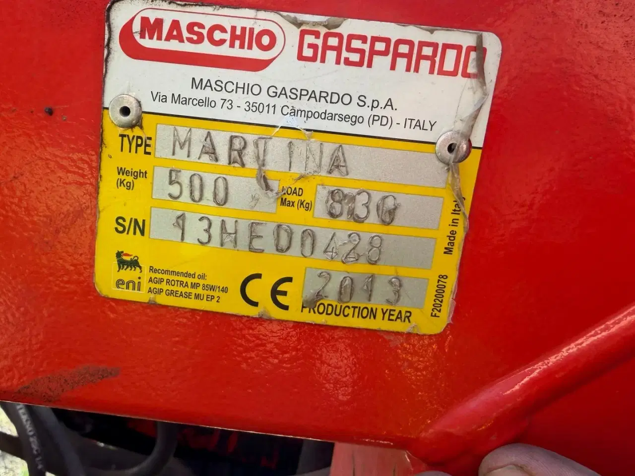 Billede 11 - Maschio Gaspardo Martina 500 Martina 500