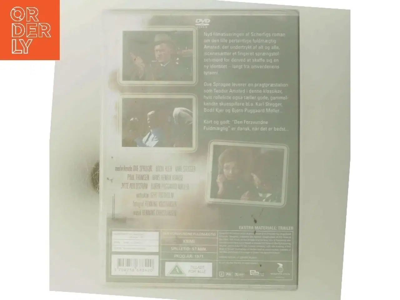 Billede 3 - Den Forsvundne Fuldmægtig med Ove Sprogøe (DVD)