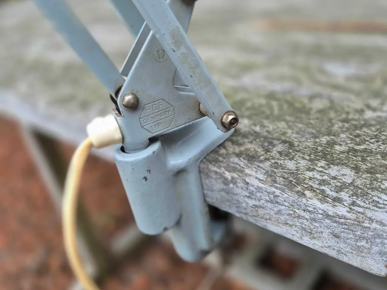 Billede 9 - Grå retro arkitektlampe med rækkevidde 