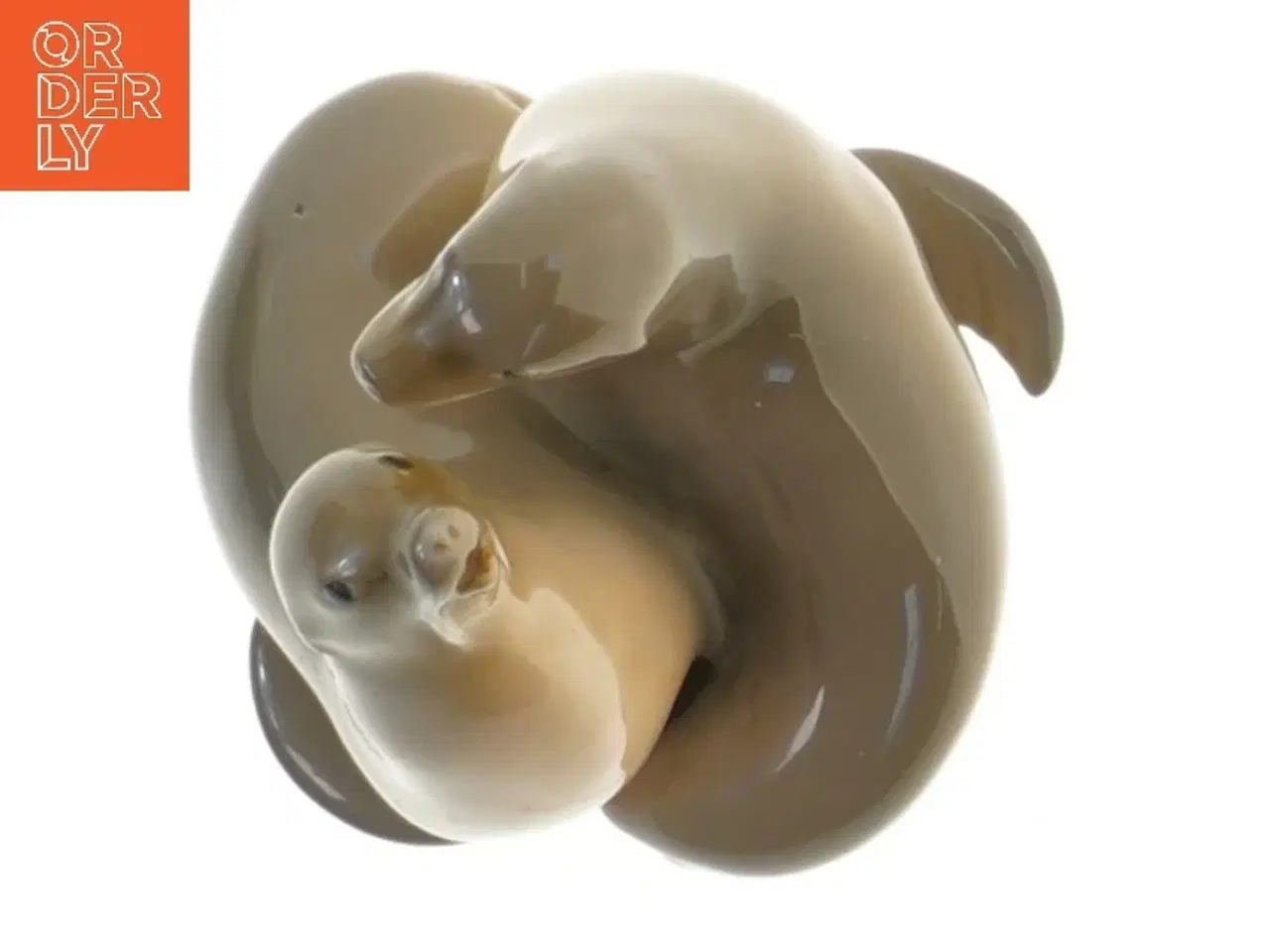 Billede 2 - Porcelænsfigur af sæler fra Royal Copenhagen (str. 11 cm)