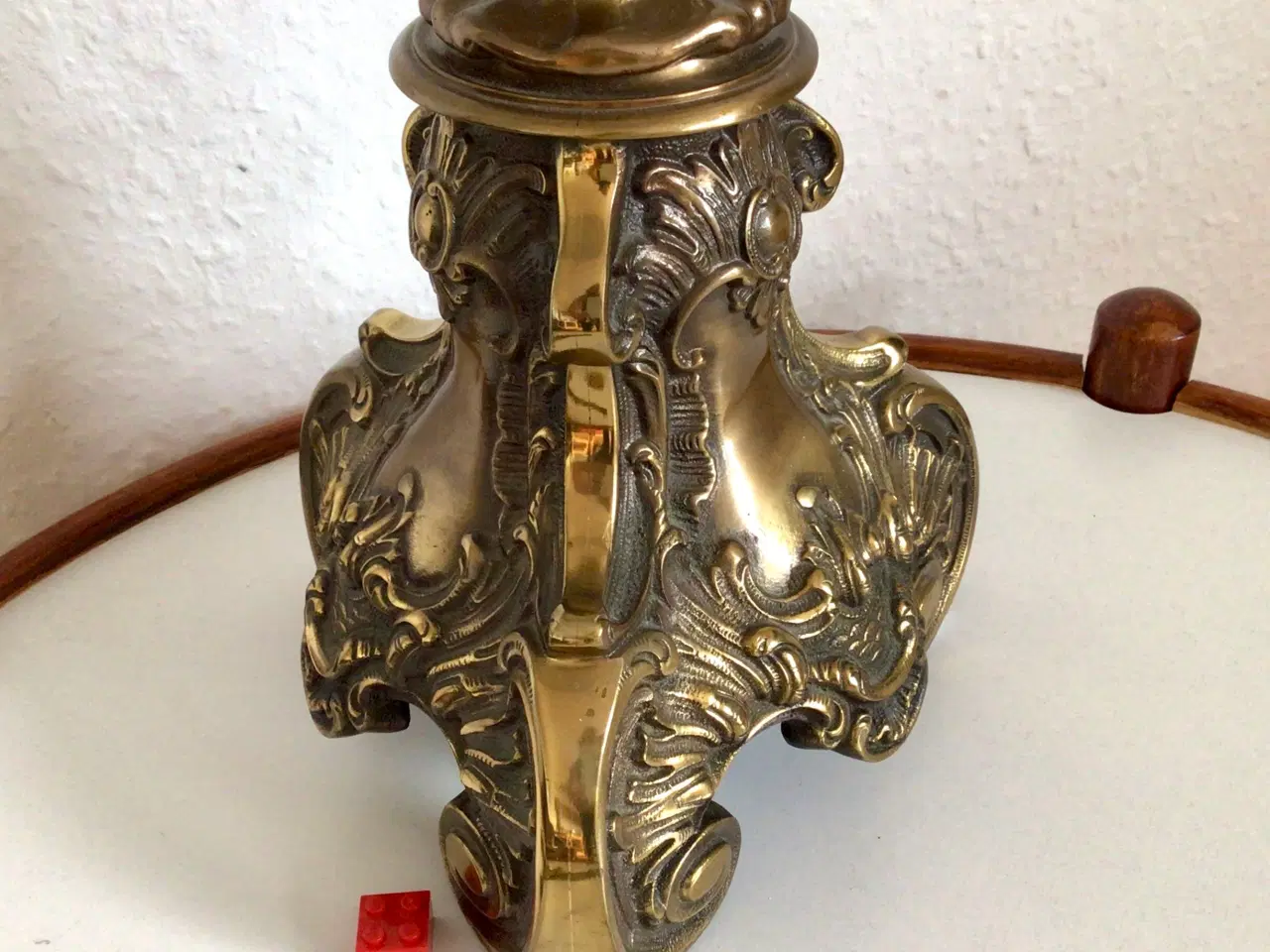 Billede 6 - Bordlampe i massiv messing