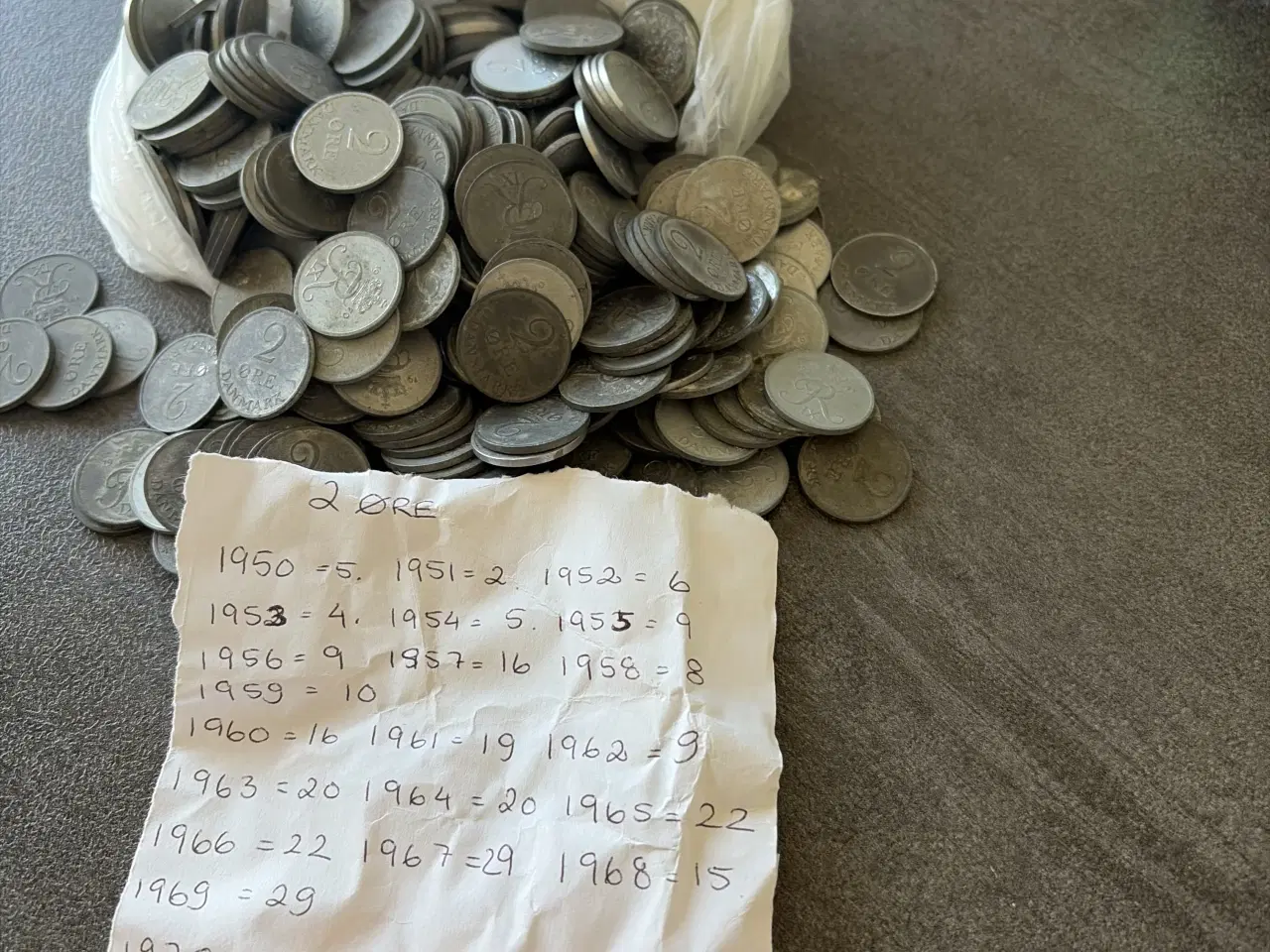 Billede 4 - 2 øre fra 1950 til 1973