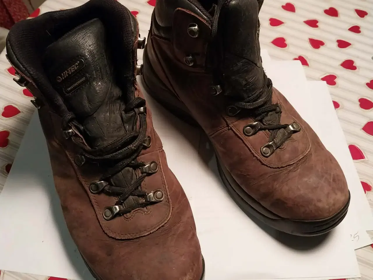 Billede 1 - Støvler str 44. Læder, vandtæt