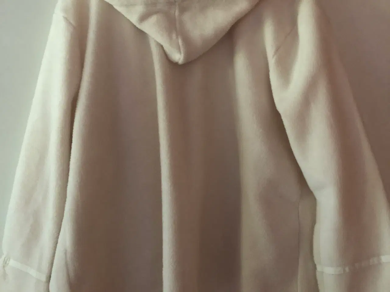 Billede 2 - Cardigan med hætte i fleecestof - råhvid