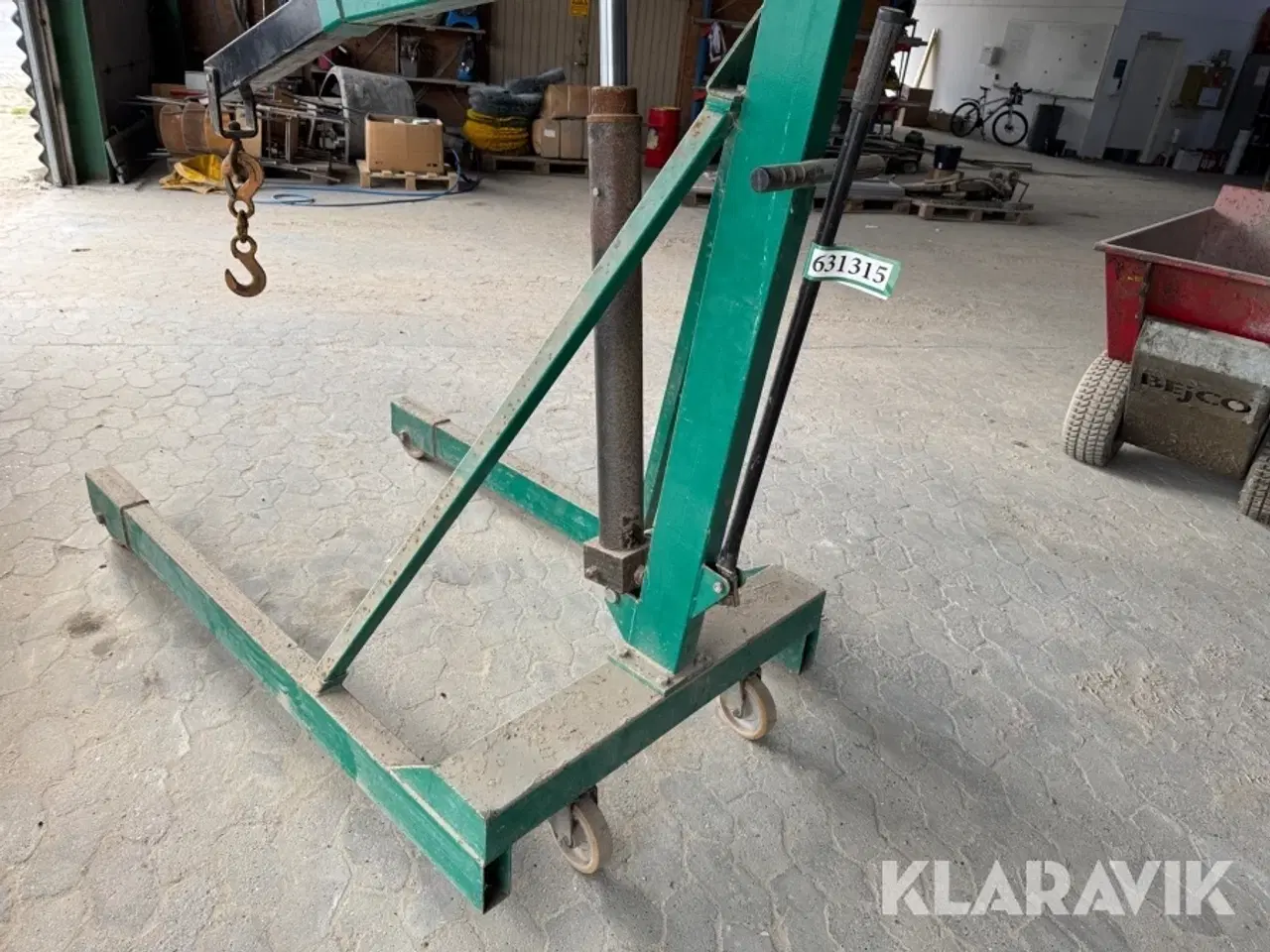 Billede 5 - Værksteds-/motorkran Compac Hydraulik A/S CC 15 P