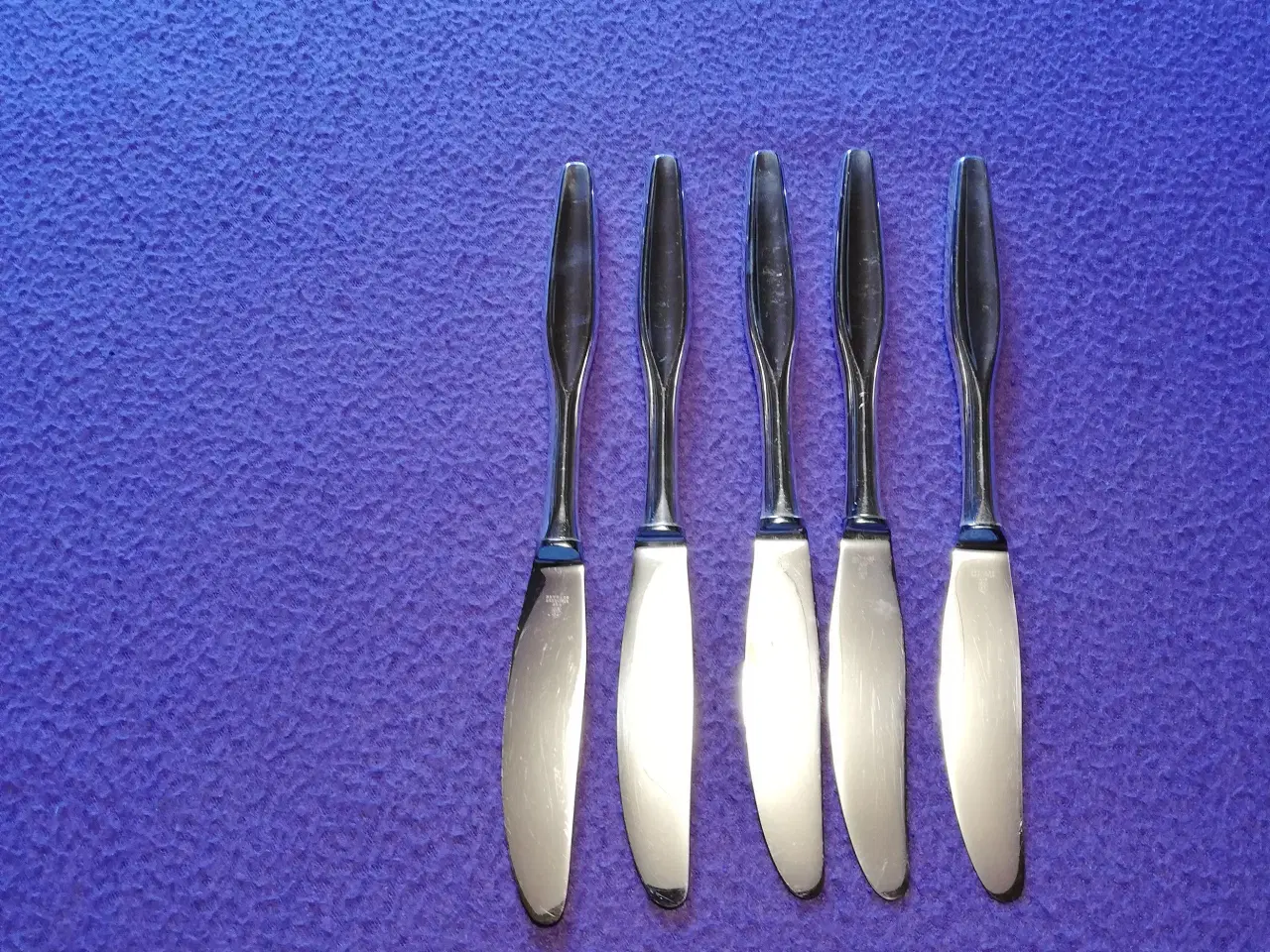 Billede 2 - 5 Baronet sølvplet middagsknive