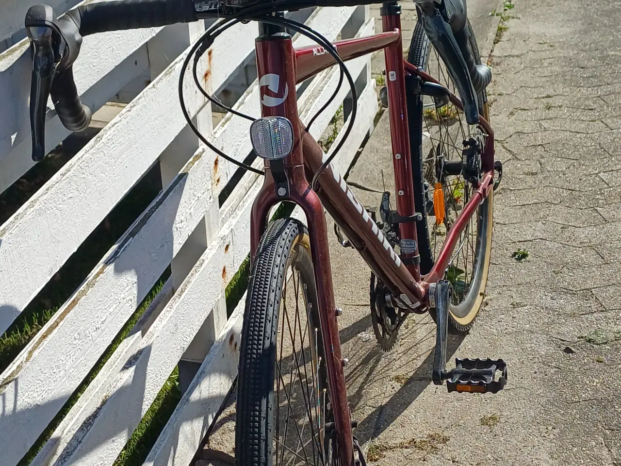Billede 2 - Rød herre racer cykel