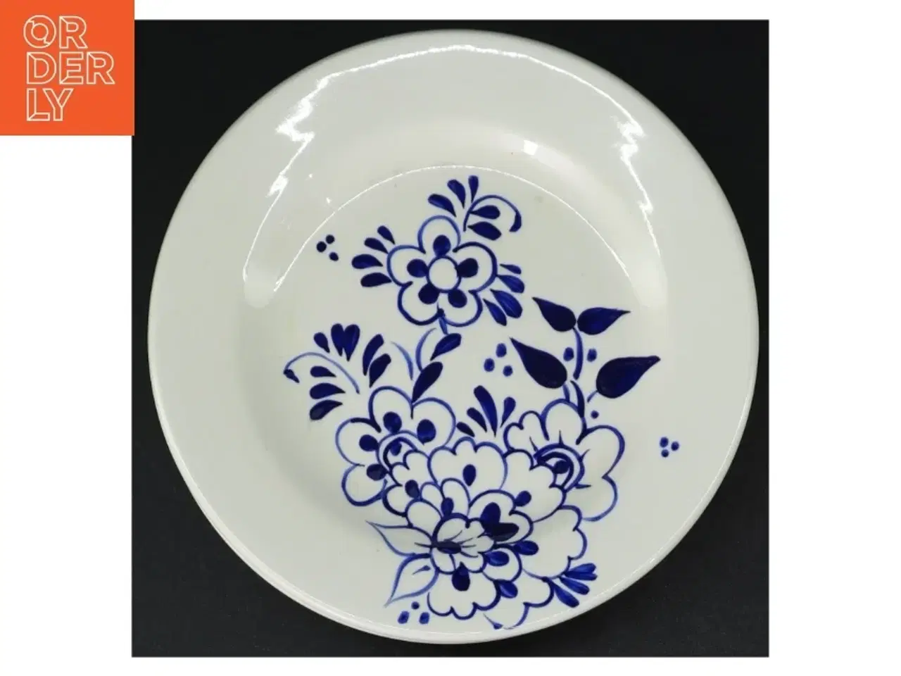 Billede 2 - Blomstermønstrede porcelænstallerkener (4 stk) fra All Dutch (str. Ø 17 cm)