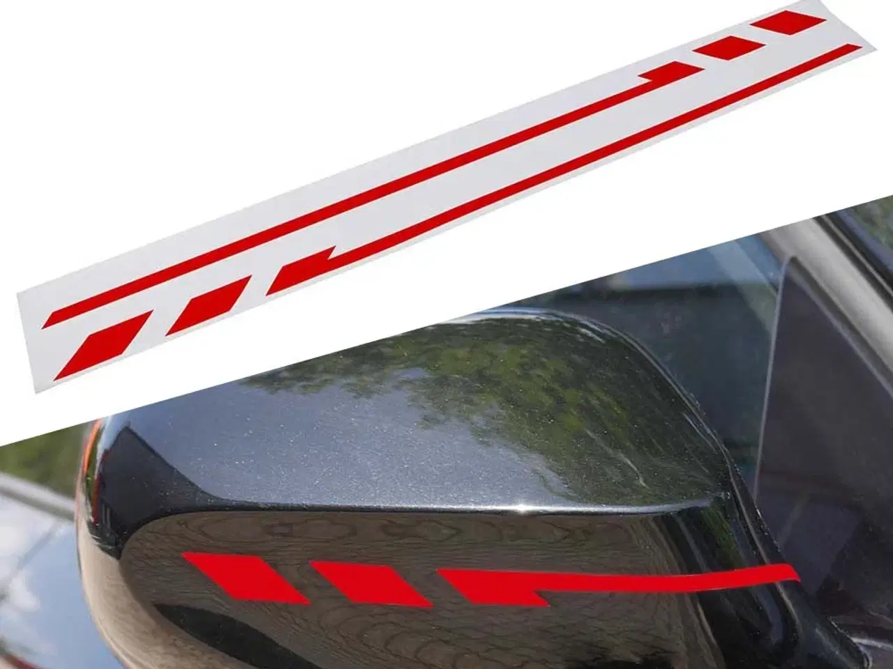 Billede 1 - Stribe til spejle red