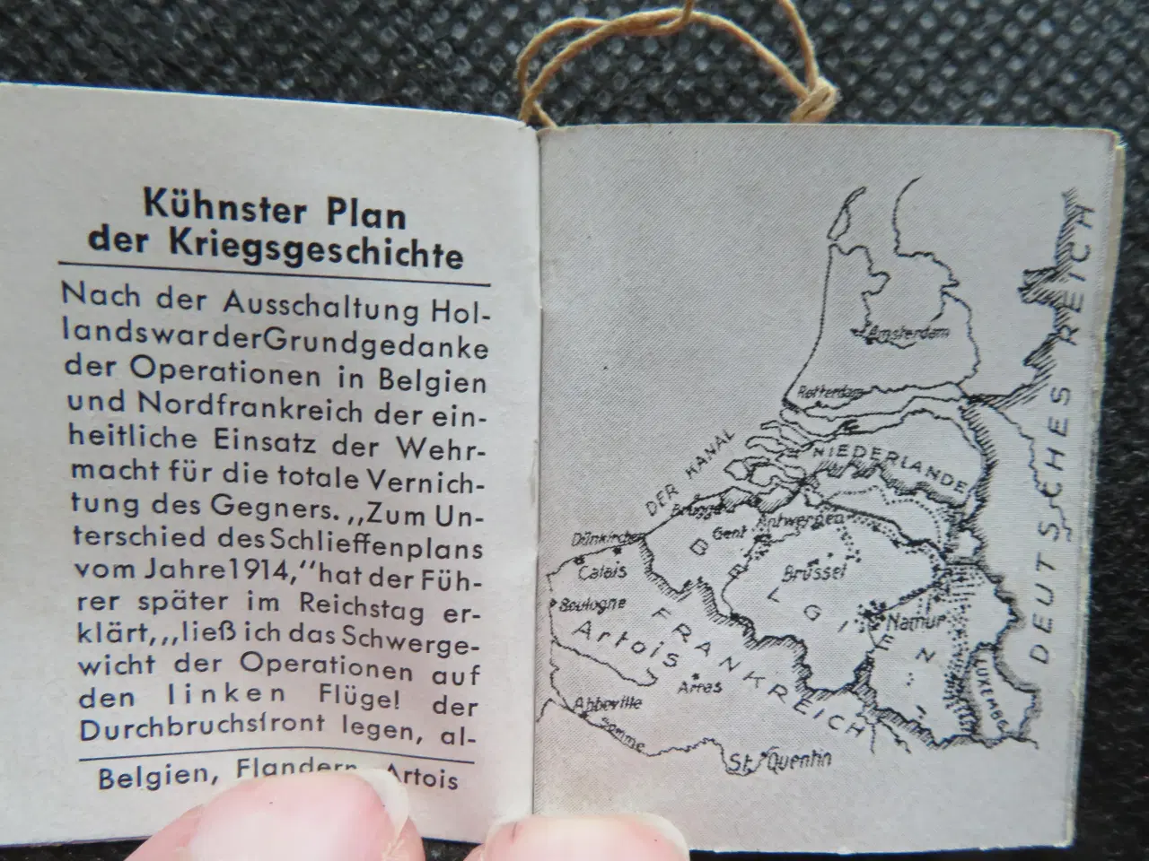 Billede 3 - 1940. Der Feldzug in Belgien, Flandern, Artois.