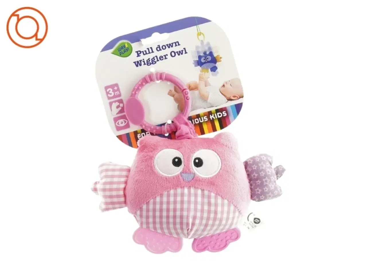 Billede 1 - Pull down wiggler owl  (str. 20 x 12 cm)