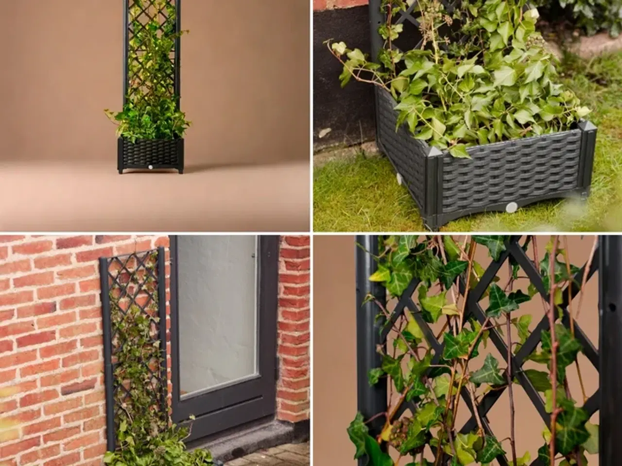 Billede 9 - 3 stk.plantekasse med espalier(ubrugt)