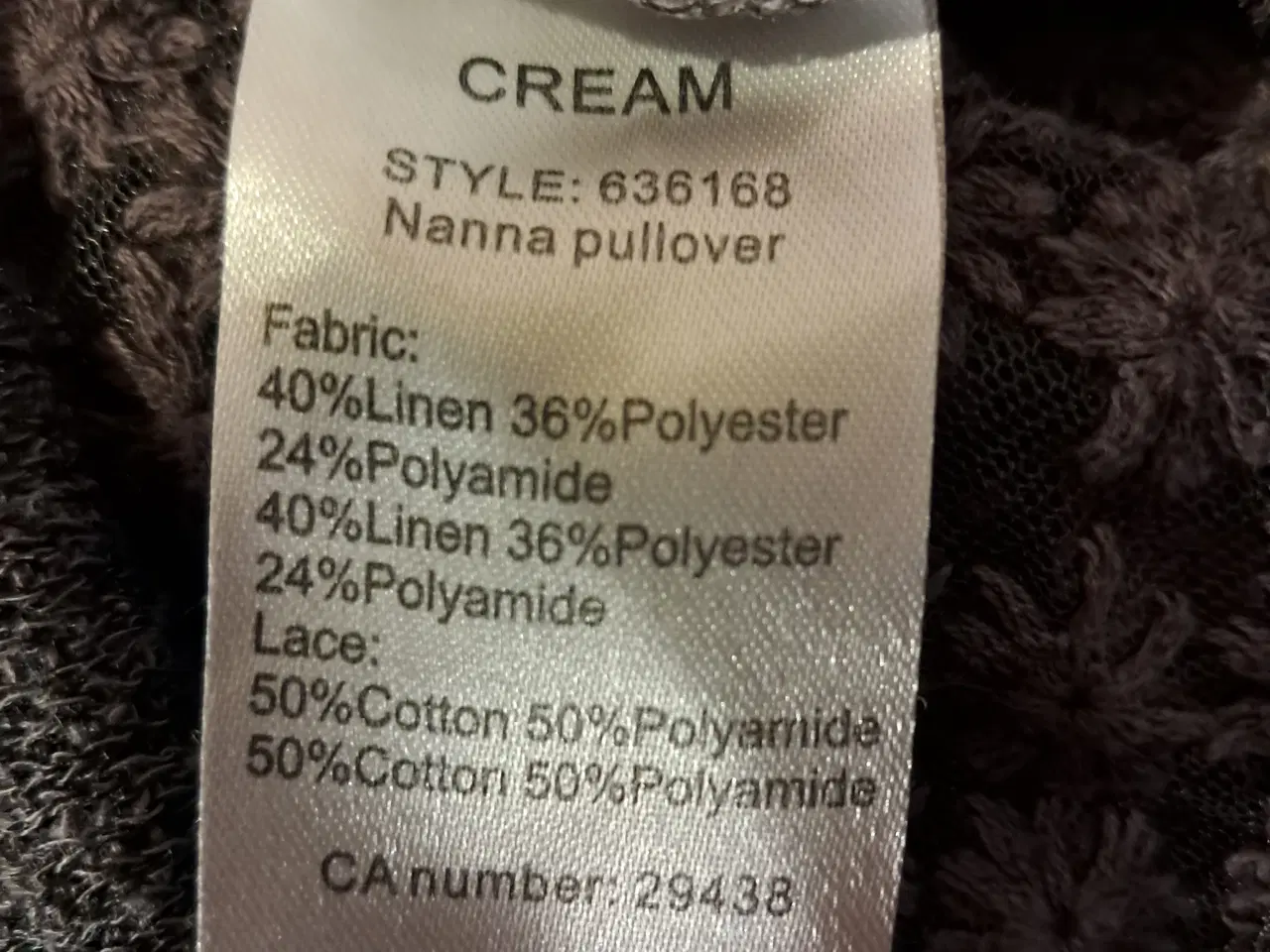 Billede 7 - Cream str. M bluse