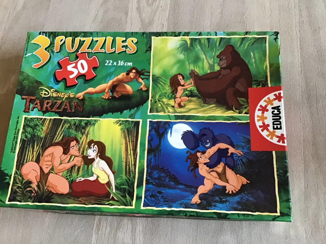 Billede 3 - Disney puslespil Tarzan Educa kvalitet