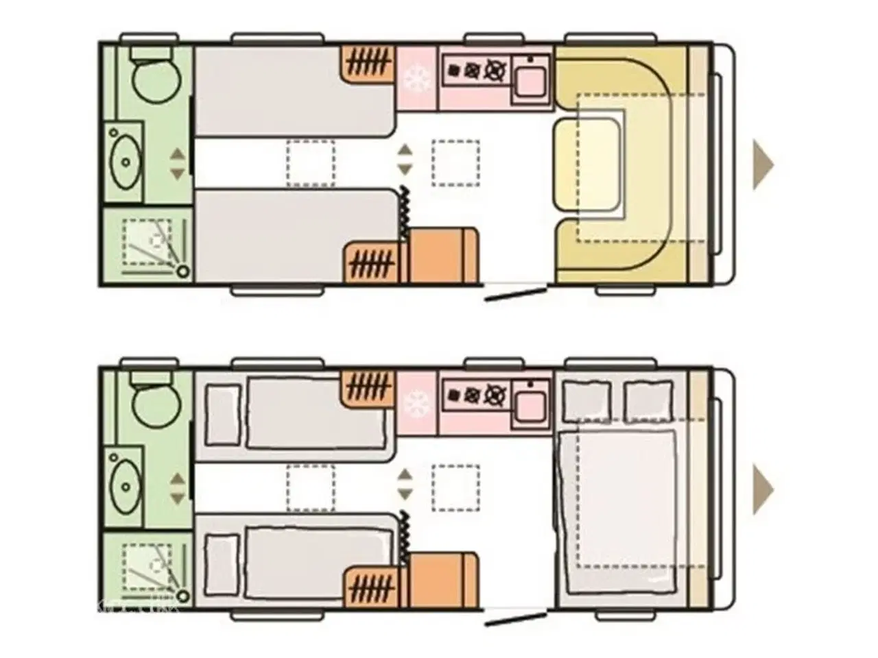 Billede 16 - 2026 - Adria Adora 572 UT Adria Adora 572 UT Årg, 2026 4 sovepladser, 5 siddepladser
