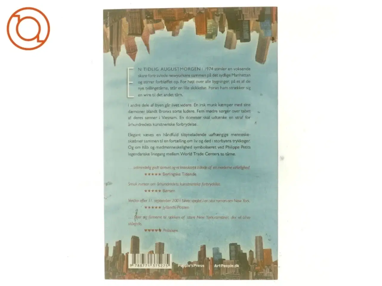 Billede 3 - Lad kun verden tumle sig : roman af Colum McCann (Bog)