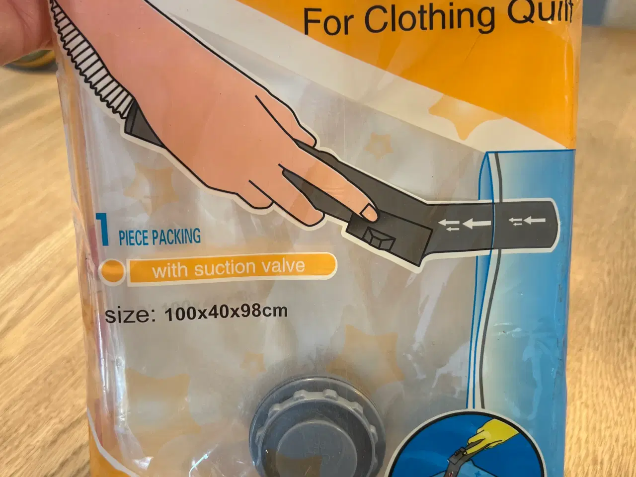 Billede 1 - 1 Stk. Ny Vakuumpose. Mål: 100 x 40 x 98 Cm.