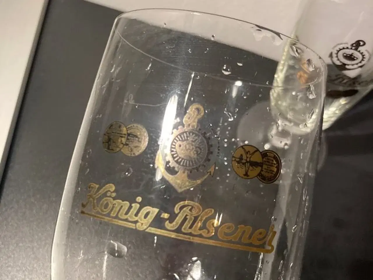 Billede 3 - König Pilsener ølglas - 2 stk.