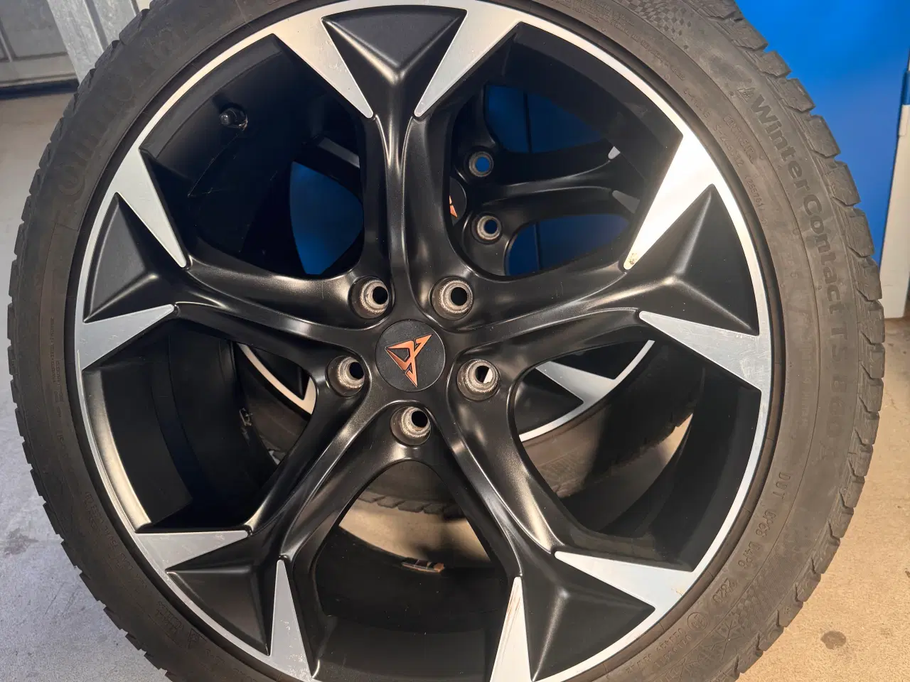 Billede 4 - Originale CUPRA alufælge med vinterdæk 