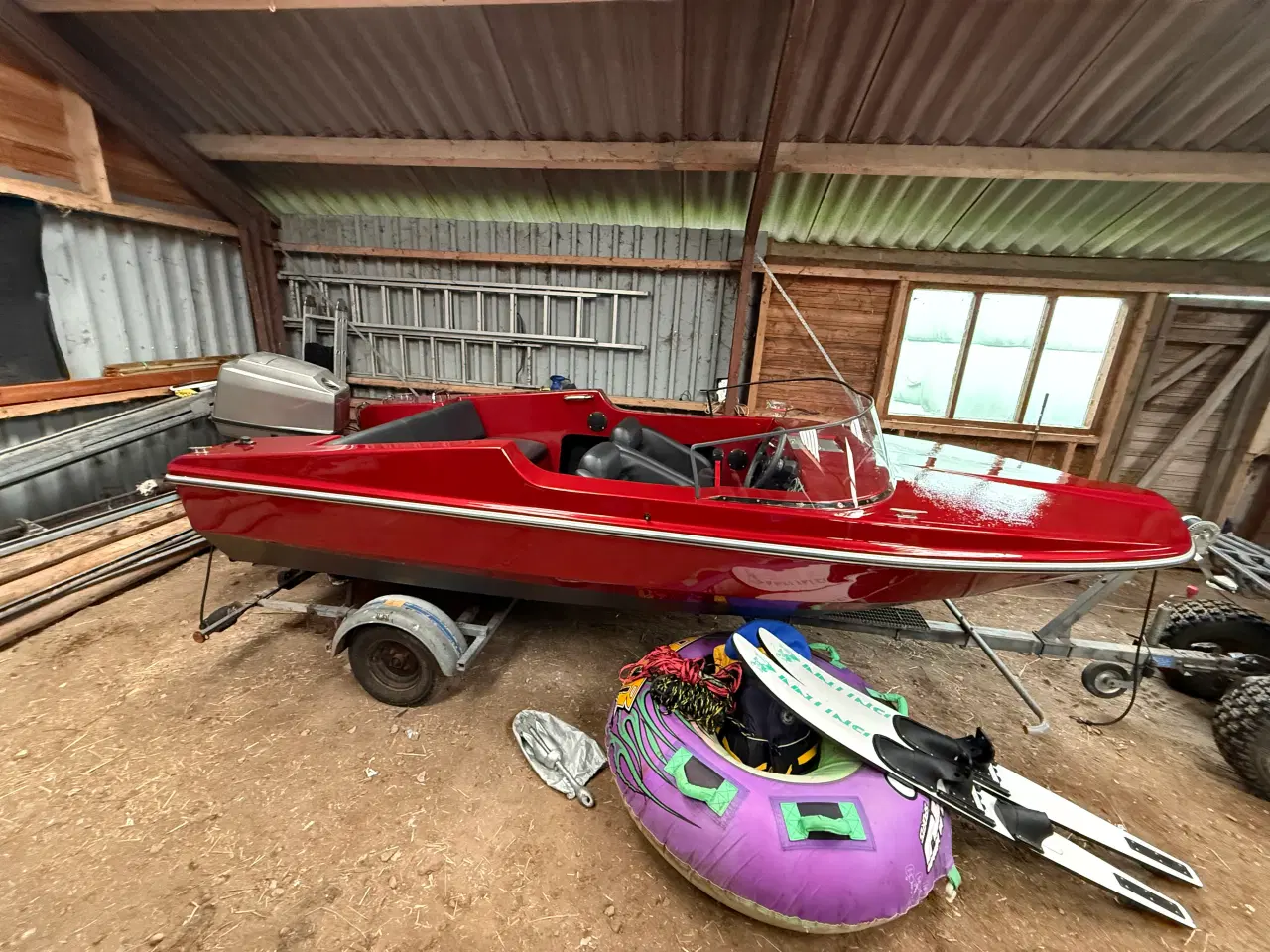 Billede 9 - 16 fods speedbåd 60 hk. Komplet sæt