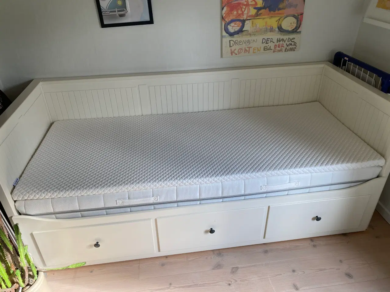 Billede 2 - Nyere IKEA seng med opbevaring