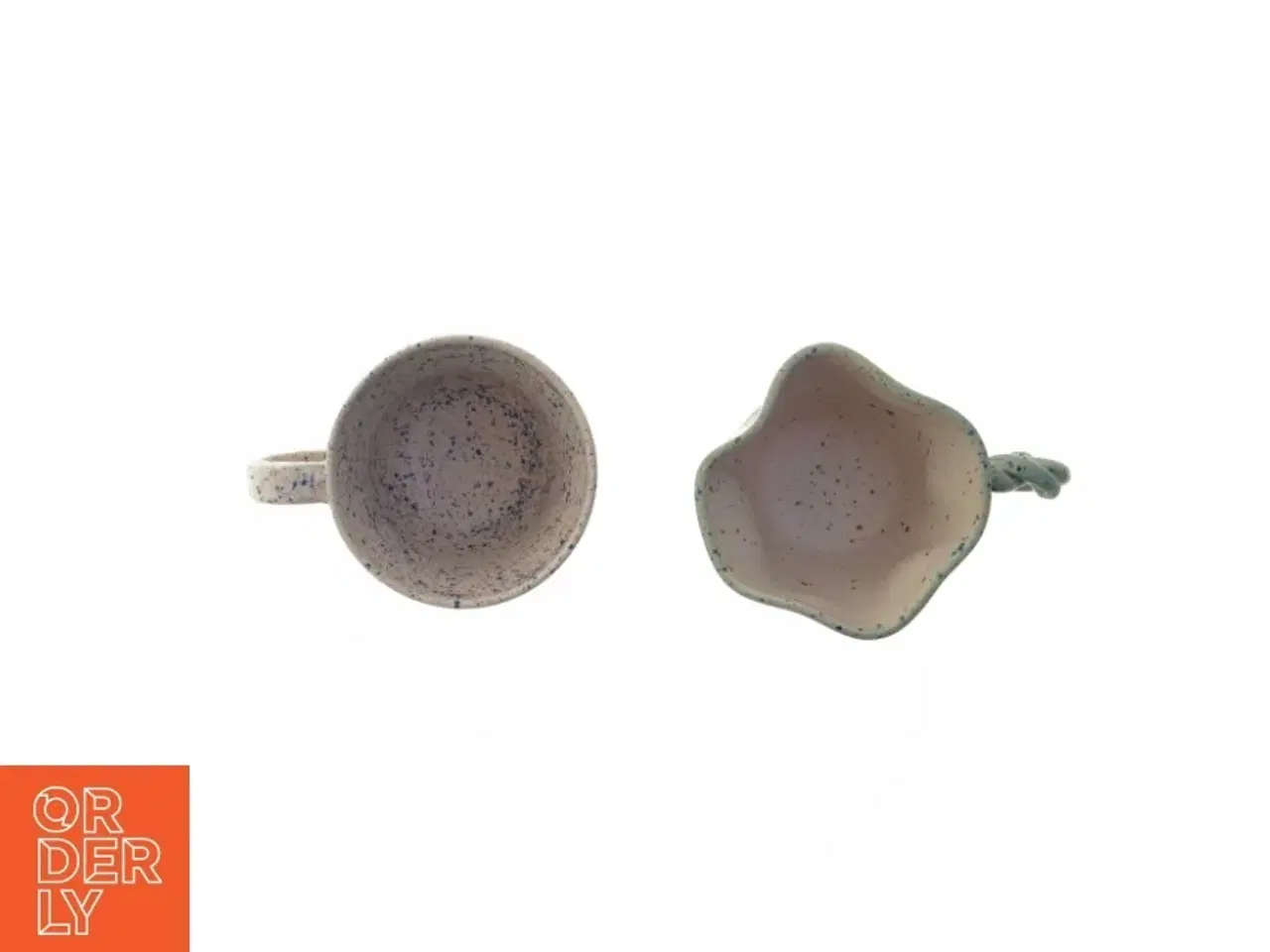Billede 3 - Keramiske kaffekrus fra Kraki (str. Ø. 11. cm og. ø. 10 cm)