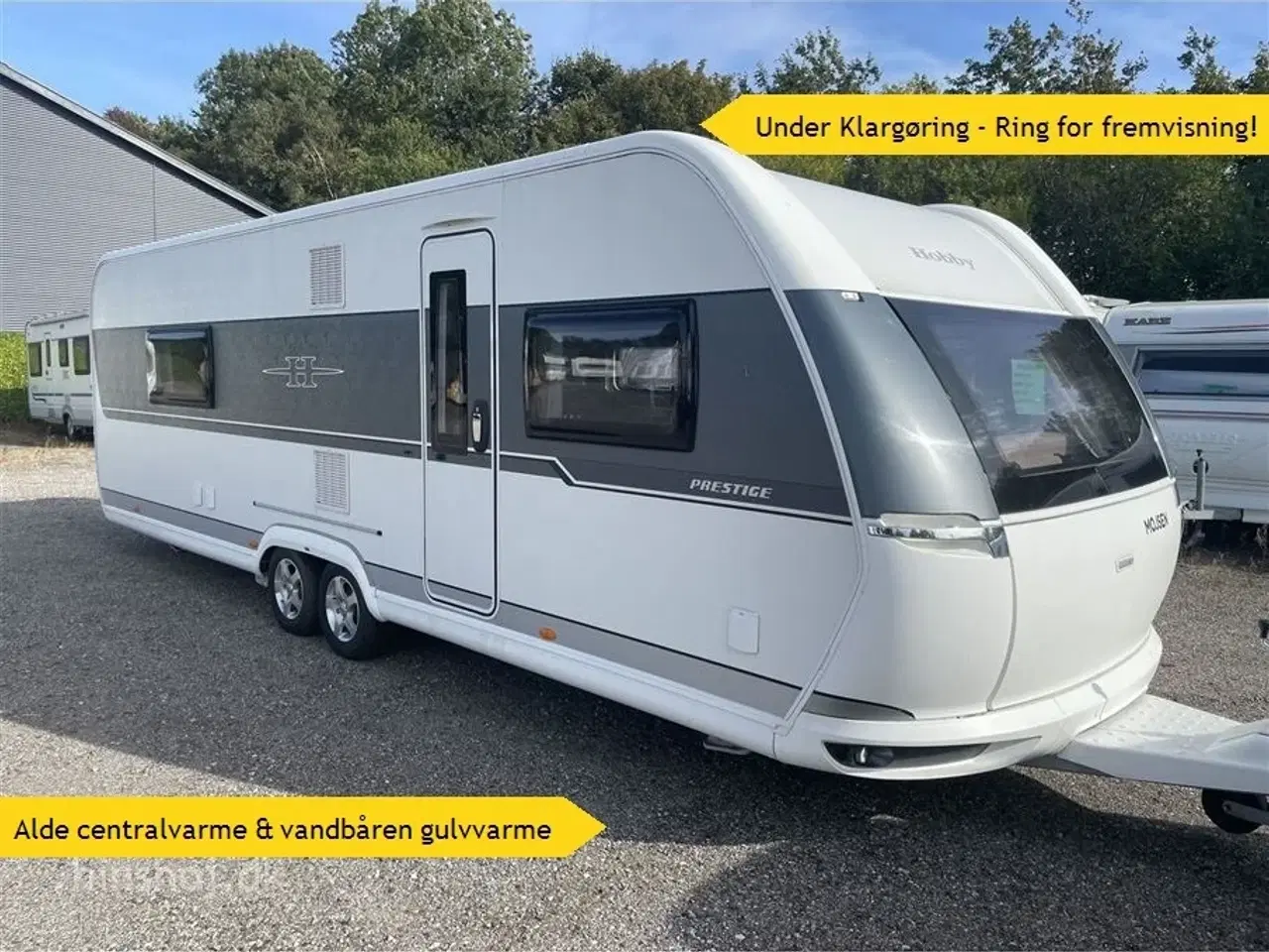 Billede 1 - 2019 - Hobby Prestige 720 WLC   Lækker enkeltsengsvogn med Alde centralvarme fra Hinshøj Caravan