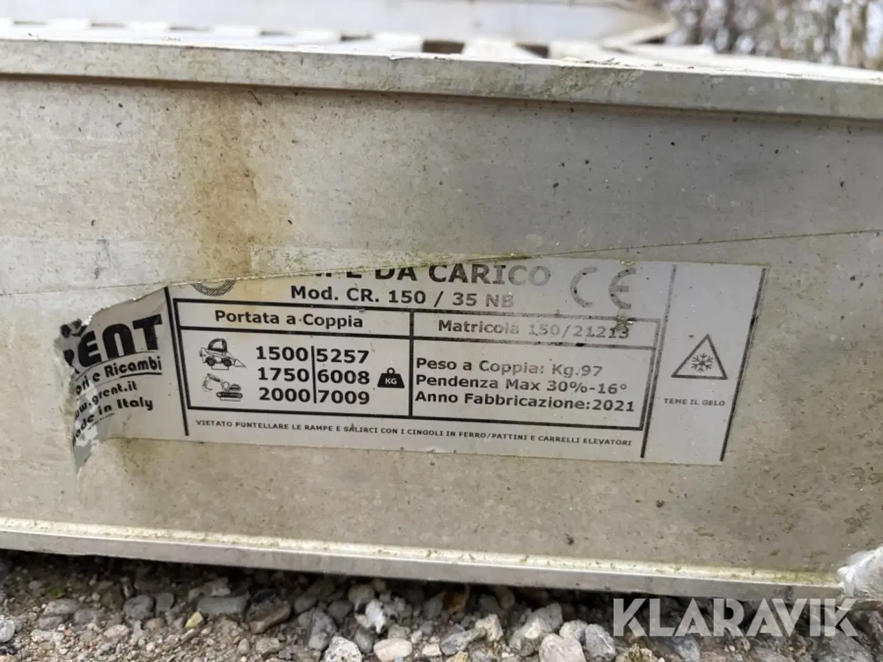 Billede 9 - Rampesæt Grent 150/35 NB 1 sæt