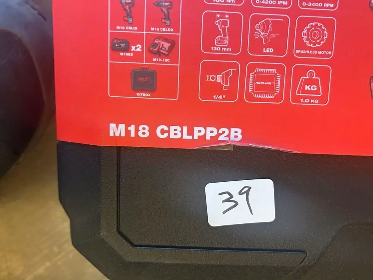 Billede 2 - MILWAUKEE Skruemaskinesæt CBLPP2B