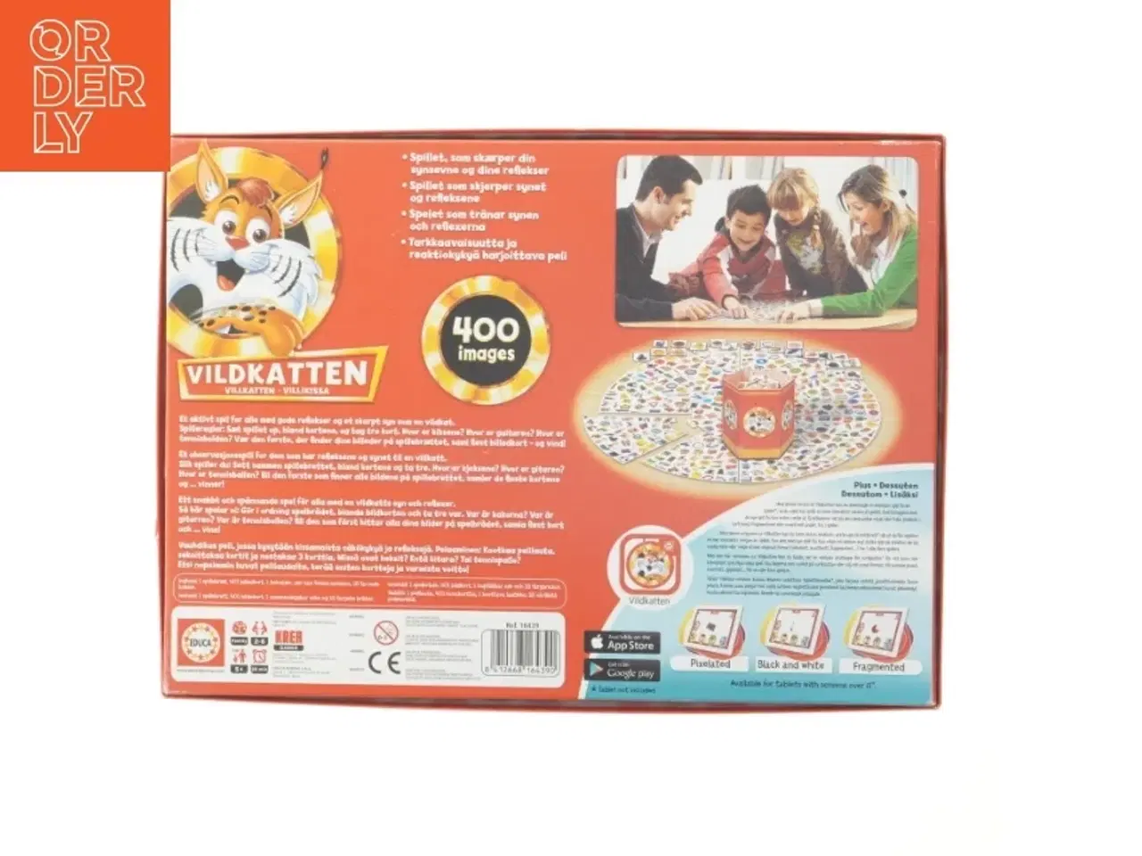 Billede 2 - Vildkatten brætspil fra Educa (str. 37x28 cm)