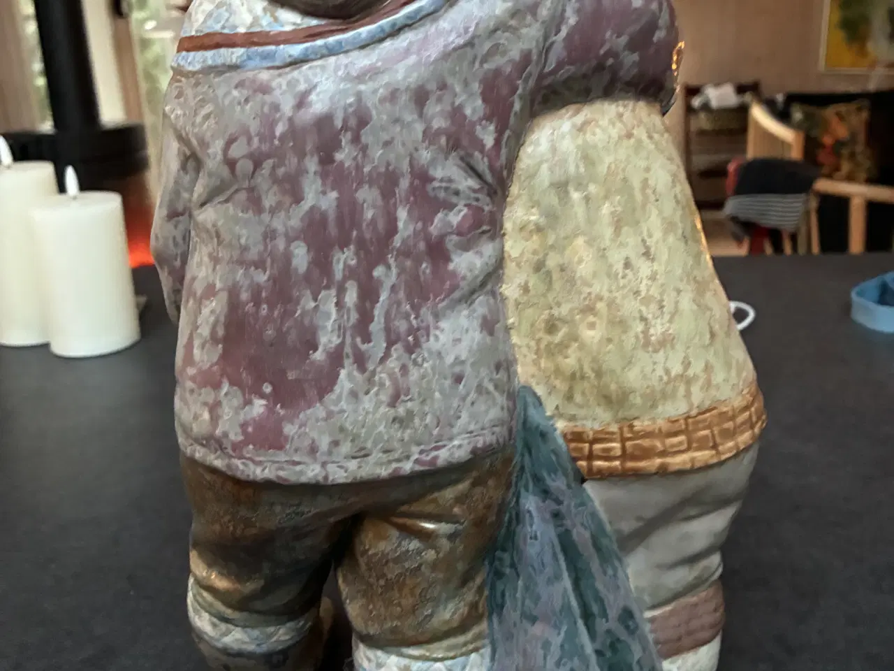 Billede 1 - Spansk keramikfigur, grønlandske børn, intakt og u