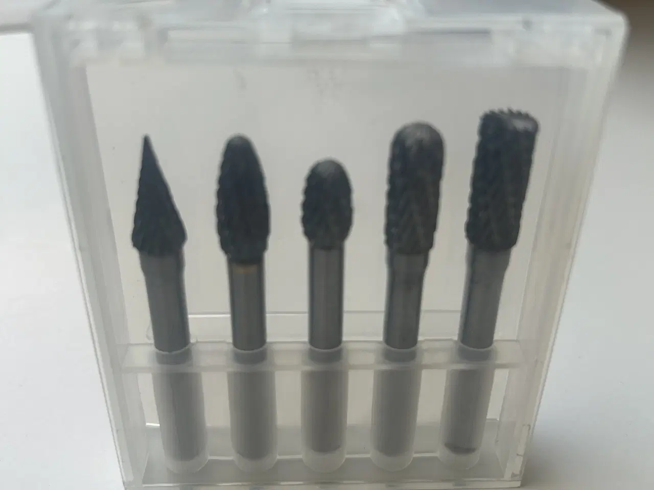 Billede 3 - Sæt med 5 stk. hårdmetal fræse-/slibebits.