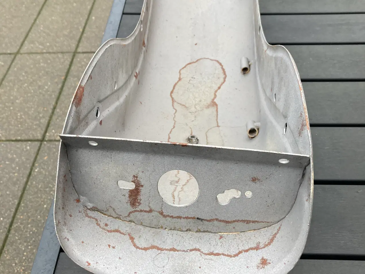 Billede 4 - Harley bagskærm, sandblæst, klar til chop