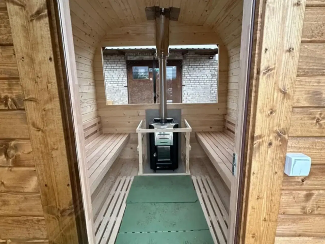 Billede 1 - 3 m sauna.2.4 m.bred.Harvia M3 ovn,kun for 34900 