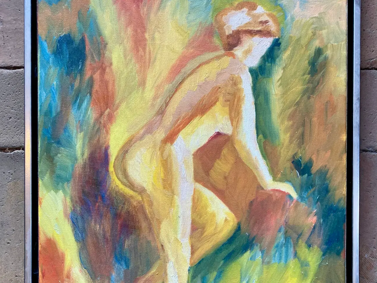 Billede 1 - Maleri af nøgen kvinde