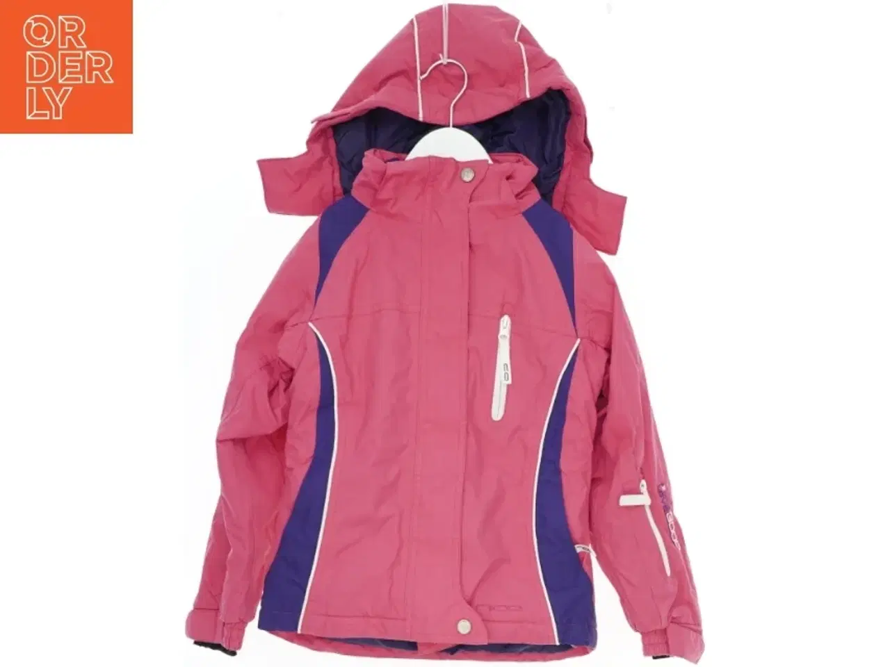 Billede 1 - Pink vinterjakke med hætte fra Nico (str. 128)