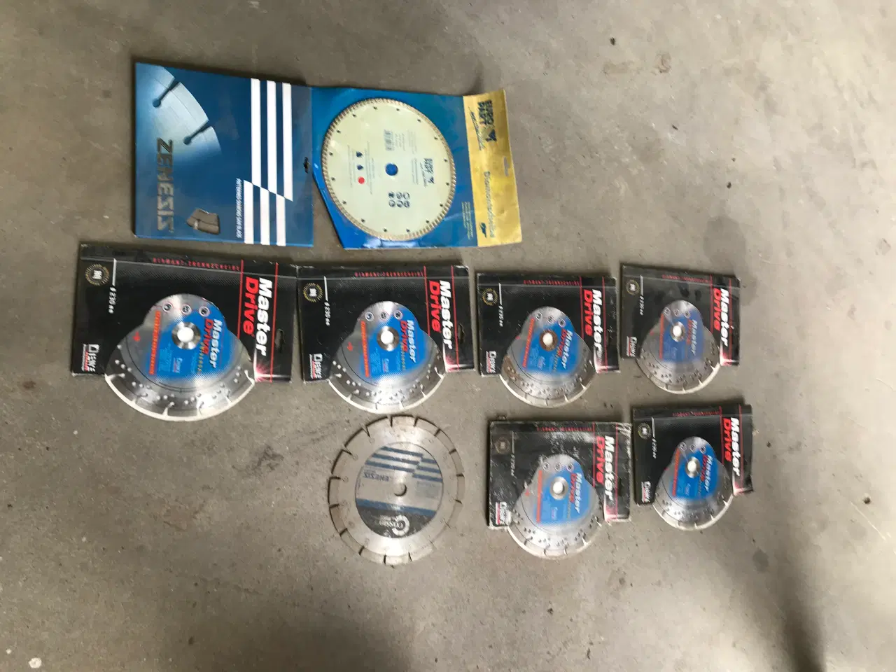 Billede 1 - Diamant klinger 230 - 7 stk. + div. 