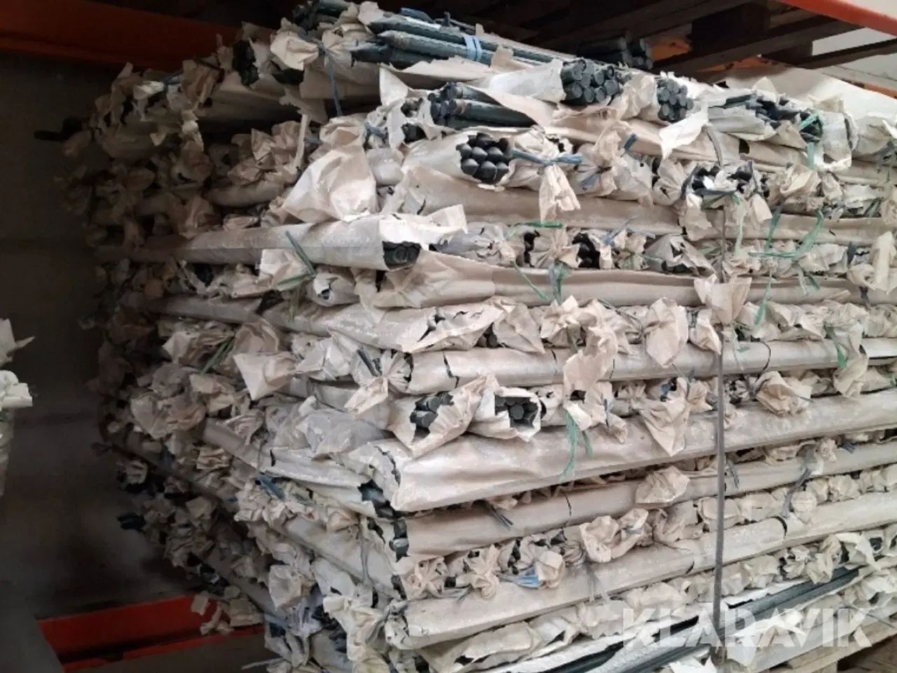 Billede 3 - Plantepæle med grøn plast belagt med metal - 500 styk