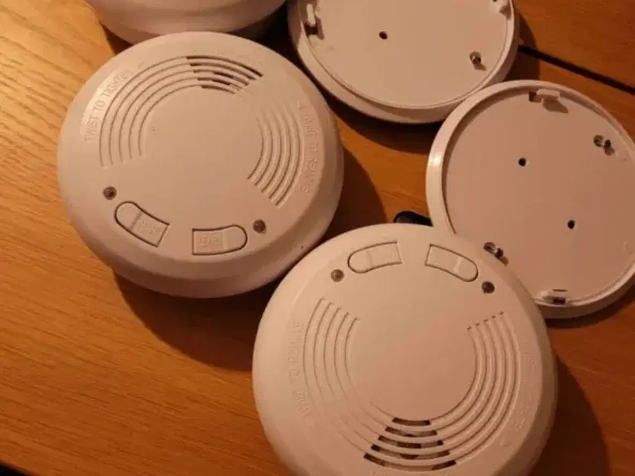 Billede 1 - Røgalarmer der kan kodes sammen – 3 stk