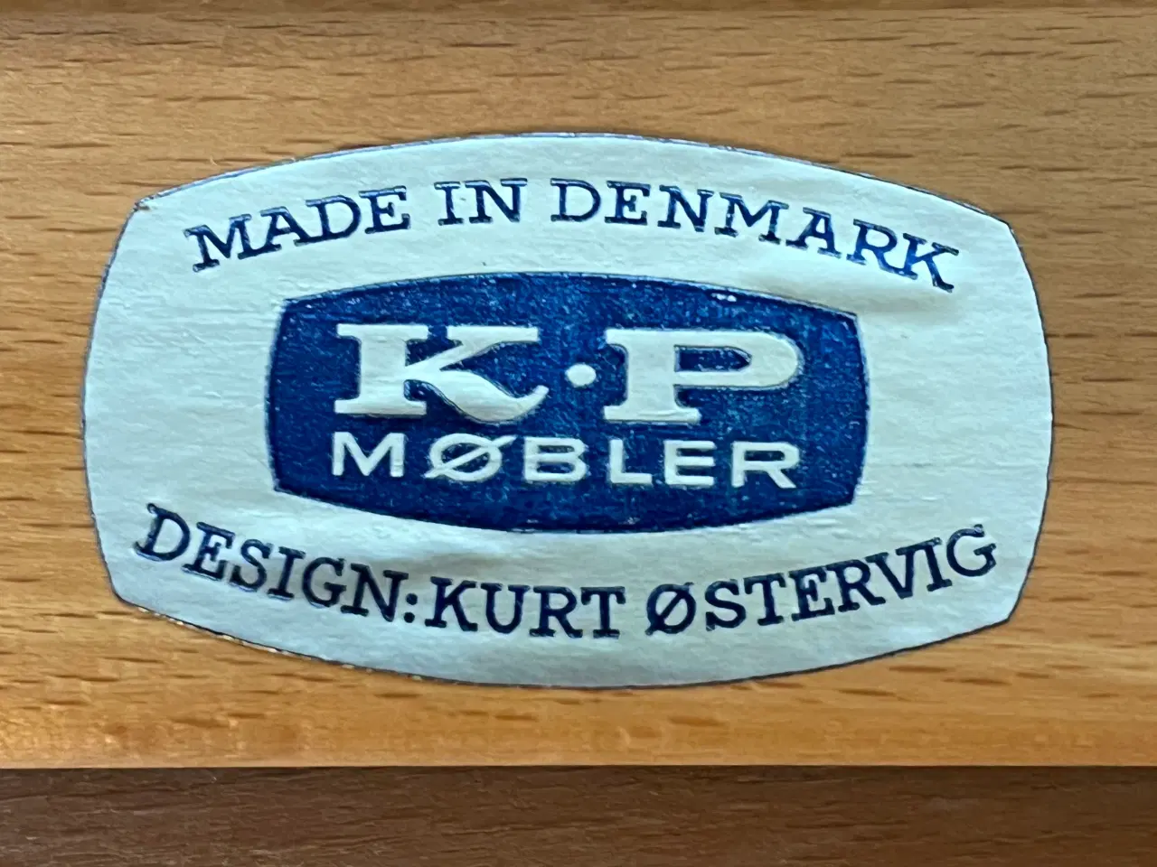 Billede 3 - Kurt Østervig stole af eg og cognac læder (6 stk)