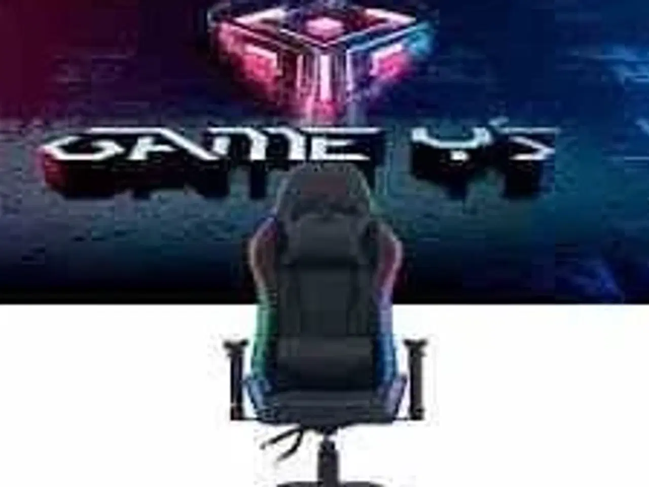 Billede 1 - Game YS Junior RGB Gamerstol - Sort